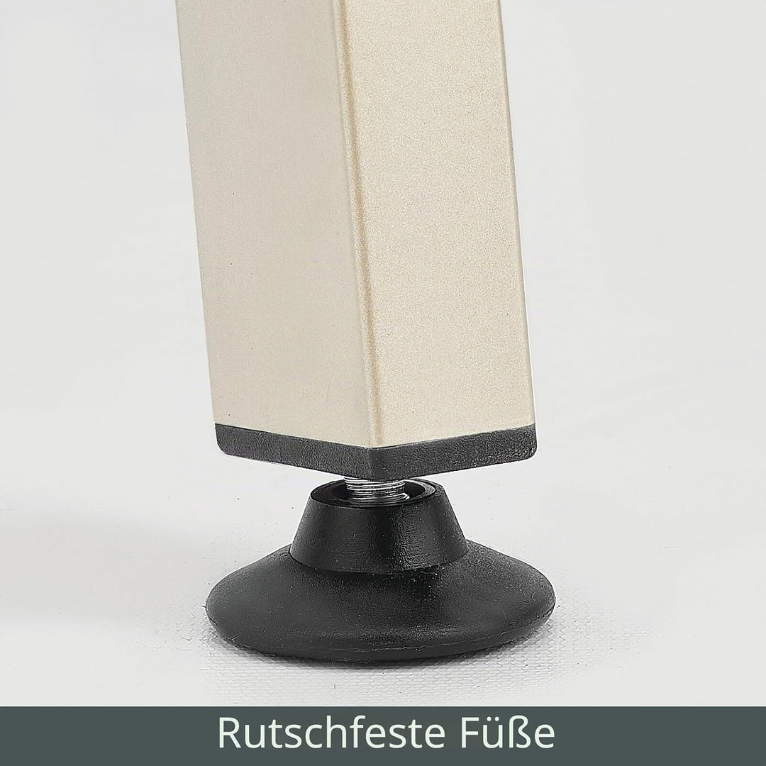 mDesign freistehende Handtuchleiter für das Badezimmer – Handtuchständer mit 4 Ebenen aus Metall – H