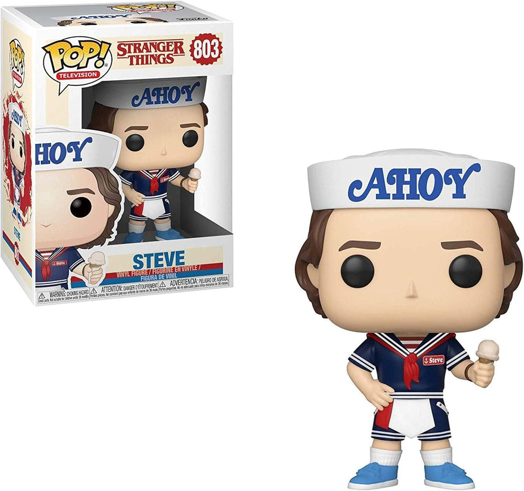 Funko Pop! Vinyl: Television: Stranger Things: Steve Harrington mit Hat and Ice Cream - Vinyl-Sammel