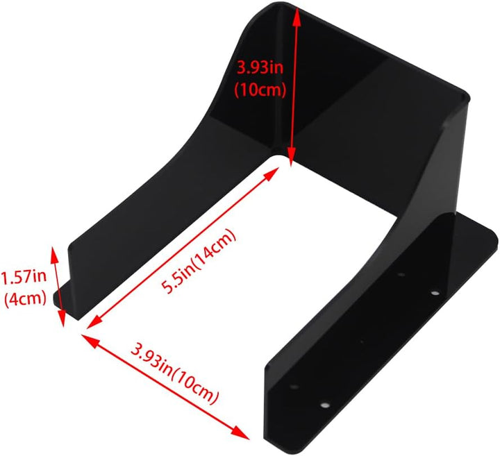 Schwarzes Acryl Video Türklingel Regenschutz,geeignet für Fingerabdruck-Controller, Sicherheitssyste