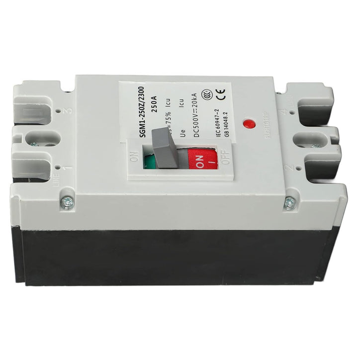 DEWIN DC-Leistungsschalter, Leistungsschalterschutz 2P MCCB Solarbatterieschutzschalter Isolatorschu