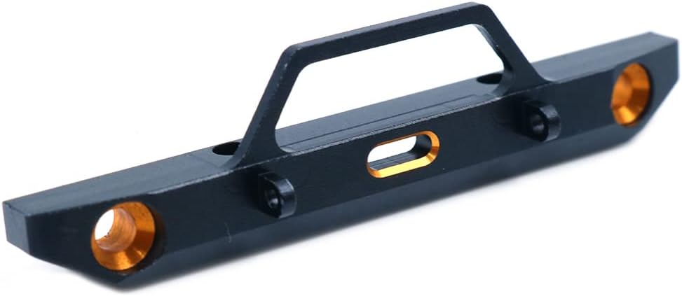 RC Metall Aluminium Frontstossstange mit U-Ringen Anhängerkupplung Schäkel für 1/24 RC Crawler Axial