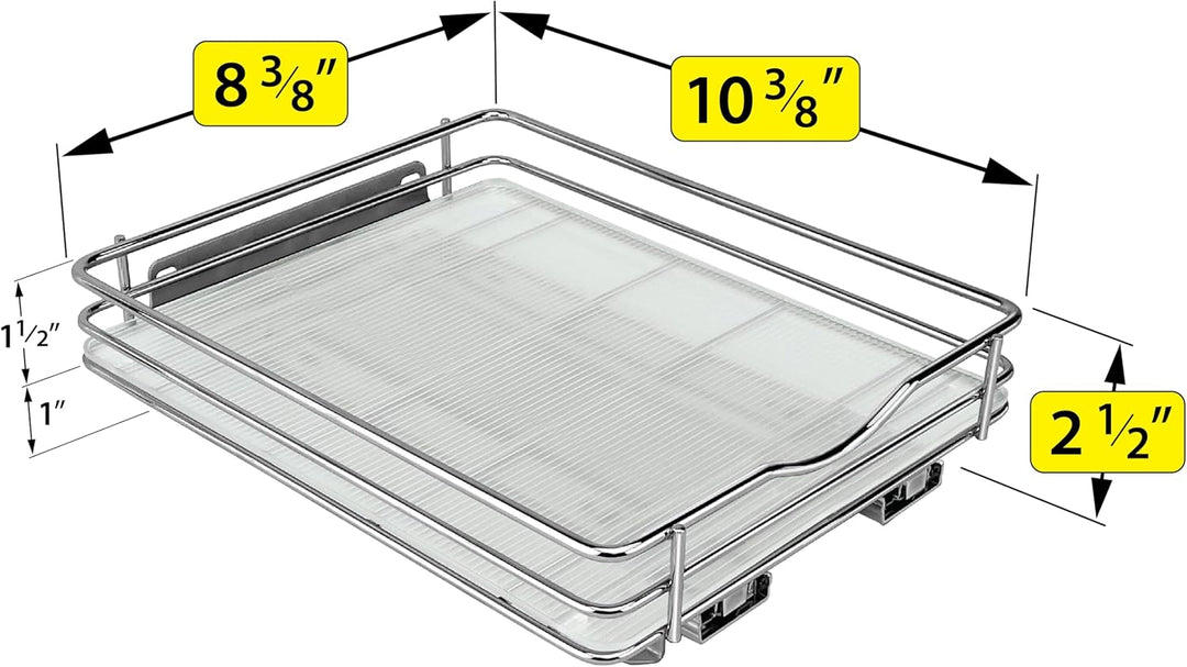 Lynk PROFESSIONAL® Gewürzregal-Organizer zum Herausziehen für Schrank, 21,6 cm Breite, ausziehbares