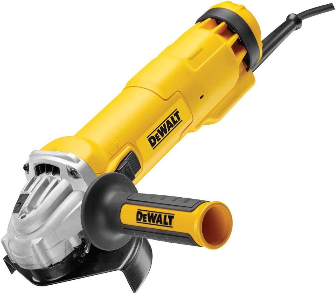 DeWalt Winkelschleifer (1.400 W, 125 mm Scheiben-ø, Leerlaufdrehzahl 11.500 min-1, für alle Standard
