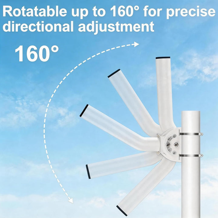 Universal verstellbare TV-Antennenhalterung, Wandmontage, 27.9 cm, wetterfest, J-Stange, kabellose S
