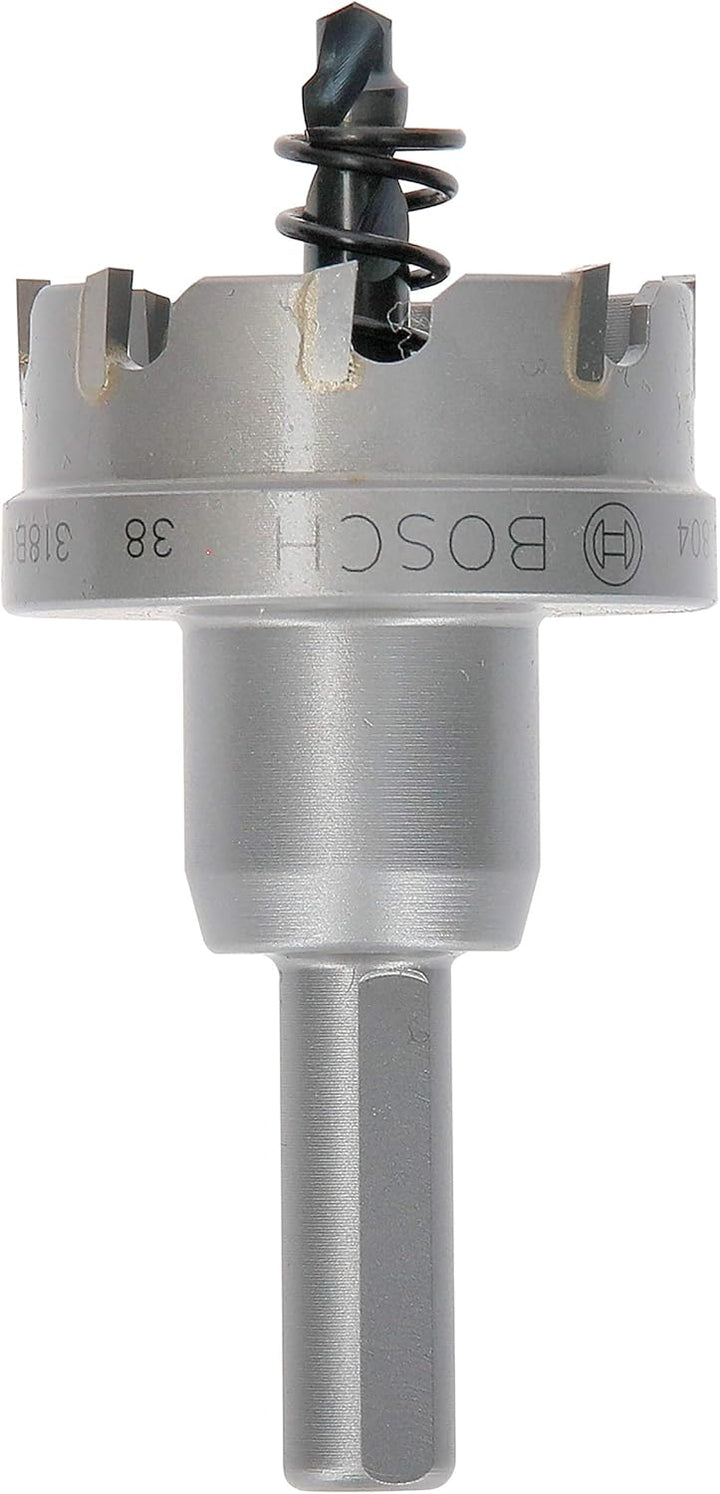 Bosch Professional Carbide Lochsäge Precision for Sheet Metal (Edelstahl, Ø 38 mm, Zubehör Bohrmasch