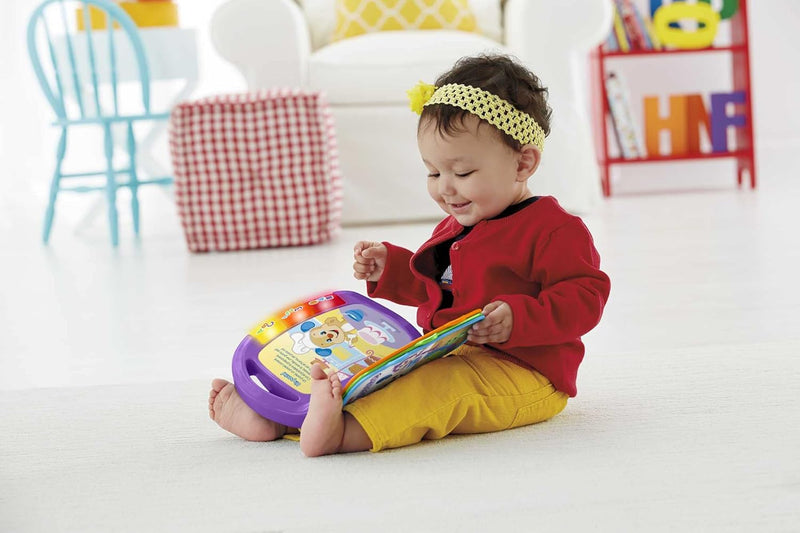 Fisher-Price Lernspass Liederbuch Baby | Baby Musik Buch ab 6 Monate | Baby Musikspielzeug | Elektro