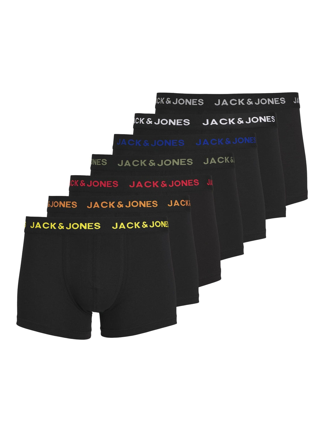 JACK & JONES JACHUEY Trunks 7 Pack NOOS S Schwarz, S Schwarz