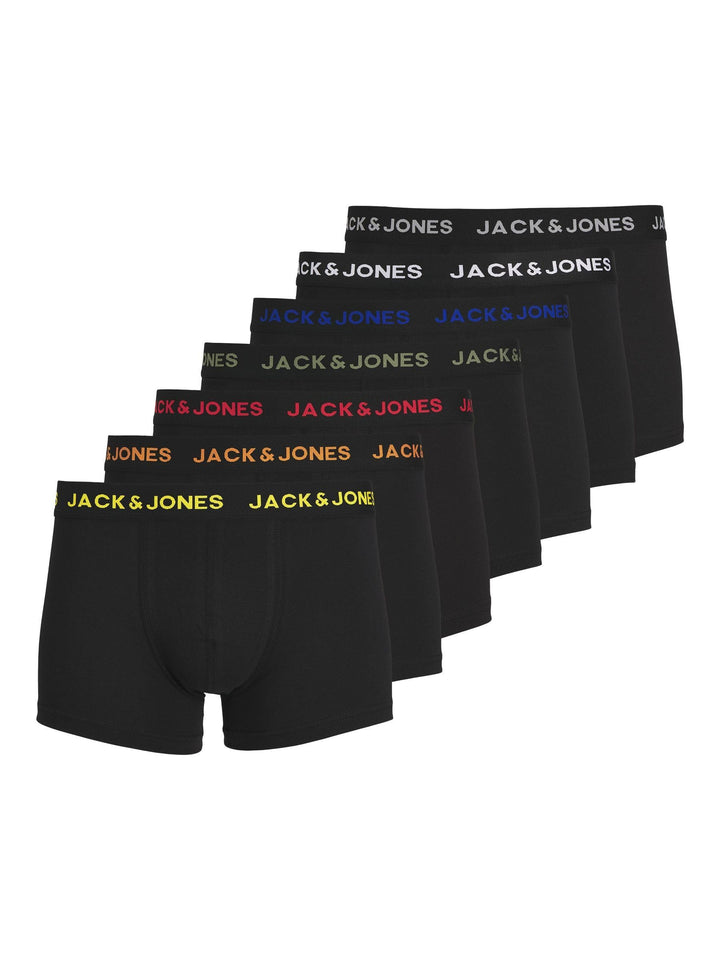 JACK & JONES JACHUEY Trunks 7 Pack NOOS S Schwarz, S Schwarz