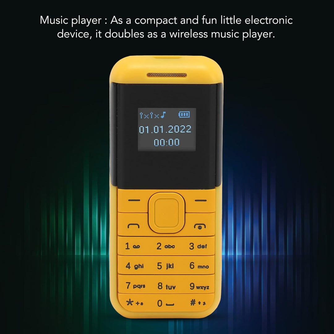 Kleinstes Mobiltelefon, Kleines 2G Telefon, Entsperrtes Telefon, Dual SIM GSM Handy mit Freihändigem