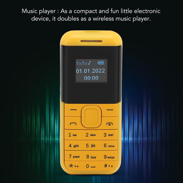 Kleinstes Mobiltelefon, Kleines 2G Telefon, Entsperrtes Telefon, Dual SIM GSM Handy mit Freihändigem
