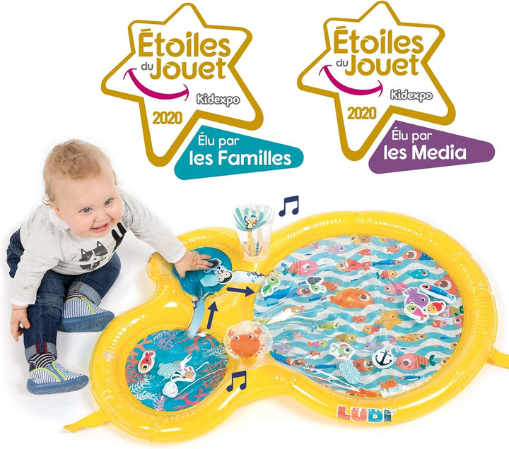 Ludi 30078 Teppich, Mehrfarbig, Large Fisch, Fisch