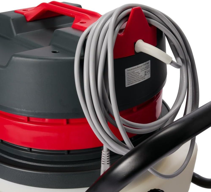 HEMMDAL Industriestaubsauger | 3.000 W | 90 Liter Fassungsvermögen | Nass-Trocken-Sauger mit 3 einze