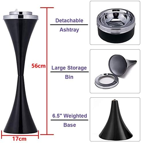 Modern Aschenbecher mit Standfuss Garten Ascher Freistehend Standaschenbecher Standascher Zigaretten