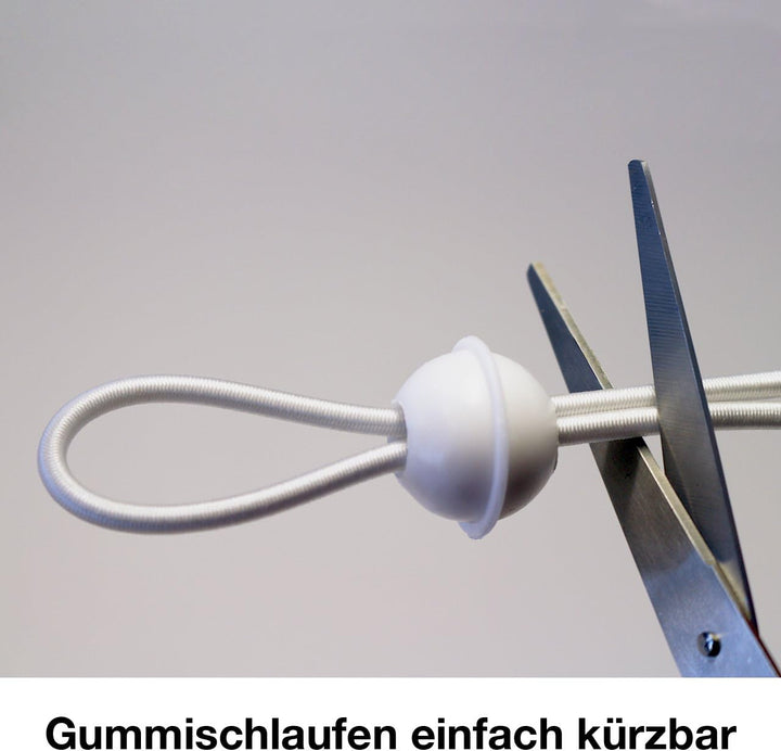 50 Stück Set Gummischlaufen Spanngummis zum Befestigen von Planen - Zeltgummis Expanderschlingen Bun