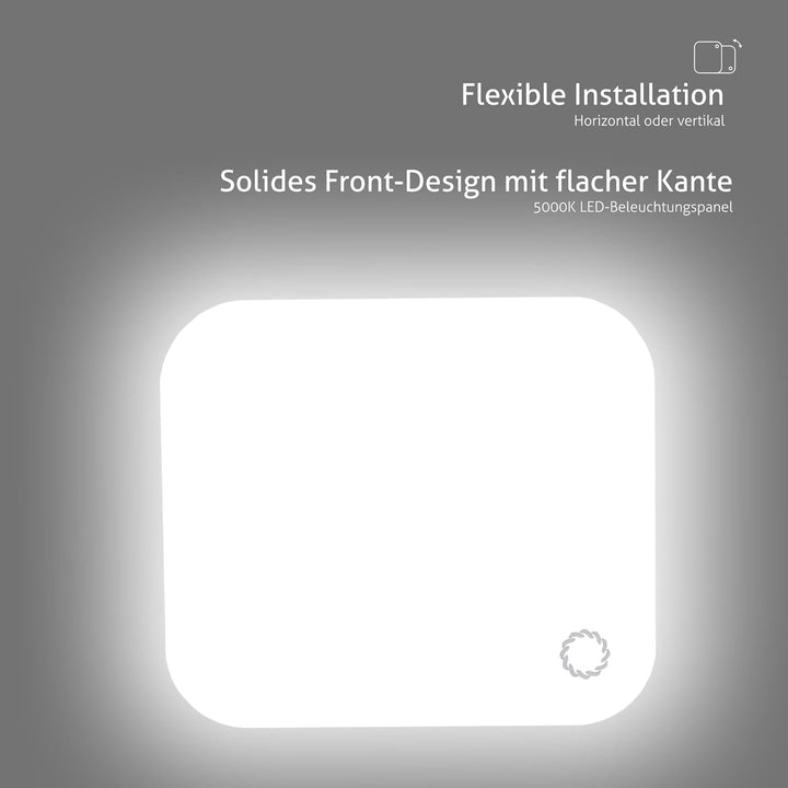 Turbionaire TREND 100 SL Badlüfter mit LED-Frontpanel 7W 5000K, 100 mm Abluftventilator, 33 dB leise