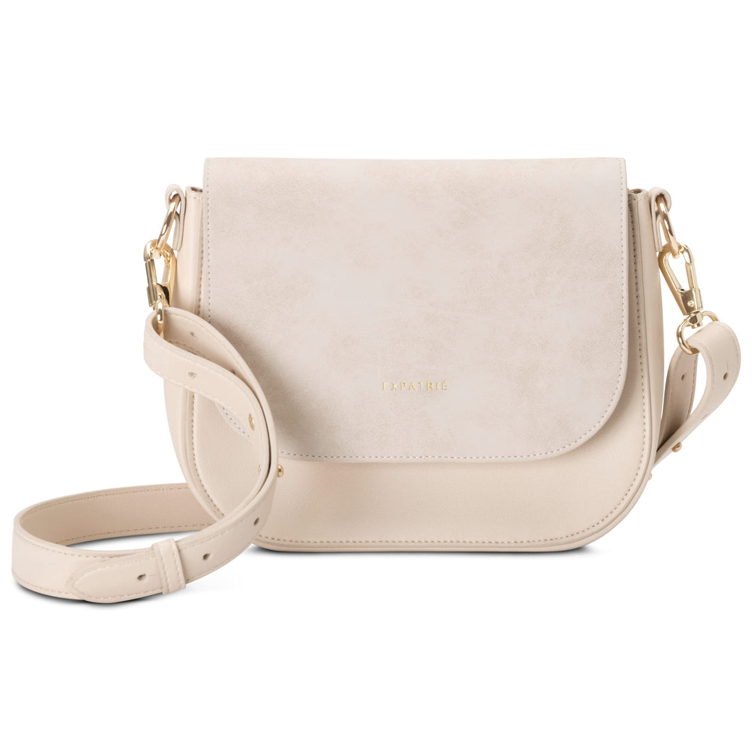 Expatrié Umhängetasche Damen Klein - Louise Medium - Moderne Crossbody Bag aus Veganem Leder - Tasch