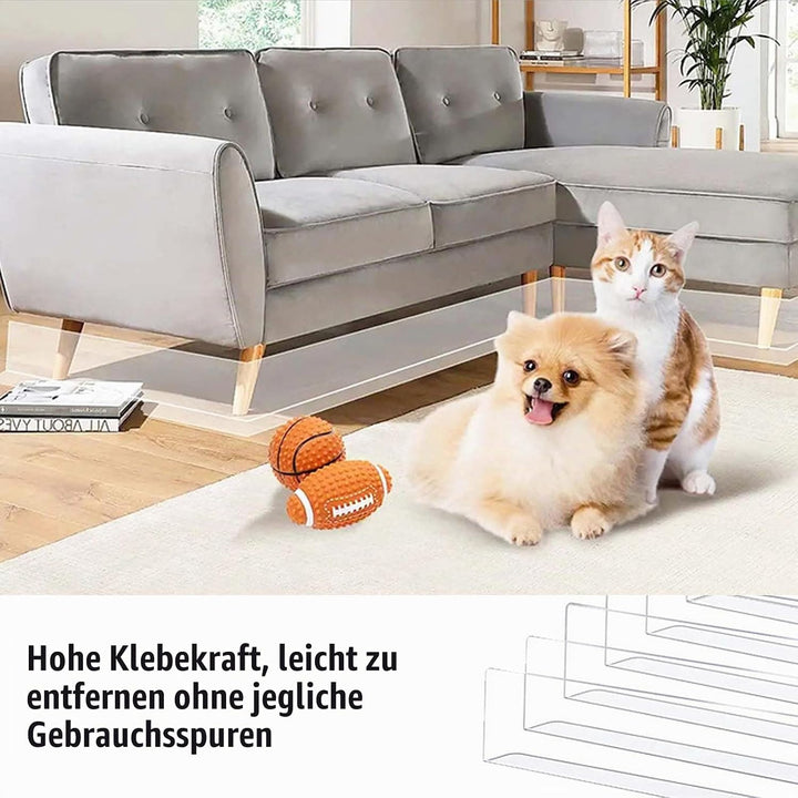 Spielzeugblocker Couch, 16x Spielzeugblocker für Möbel, 40x8x4cm Transparente Spielzeug-Blocker Unte