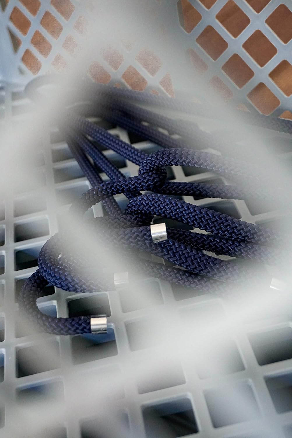 Peppermint Products Rope Hanger | 3er Textil-KLEIDERBÜGEL-Set aus Seil | Rutschfester Designer-Bügel