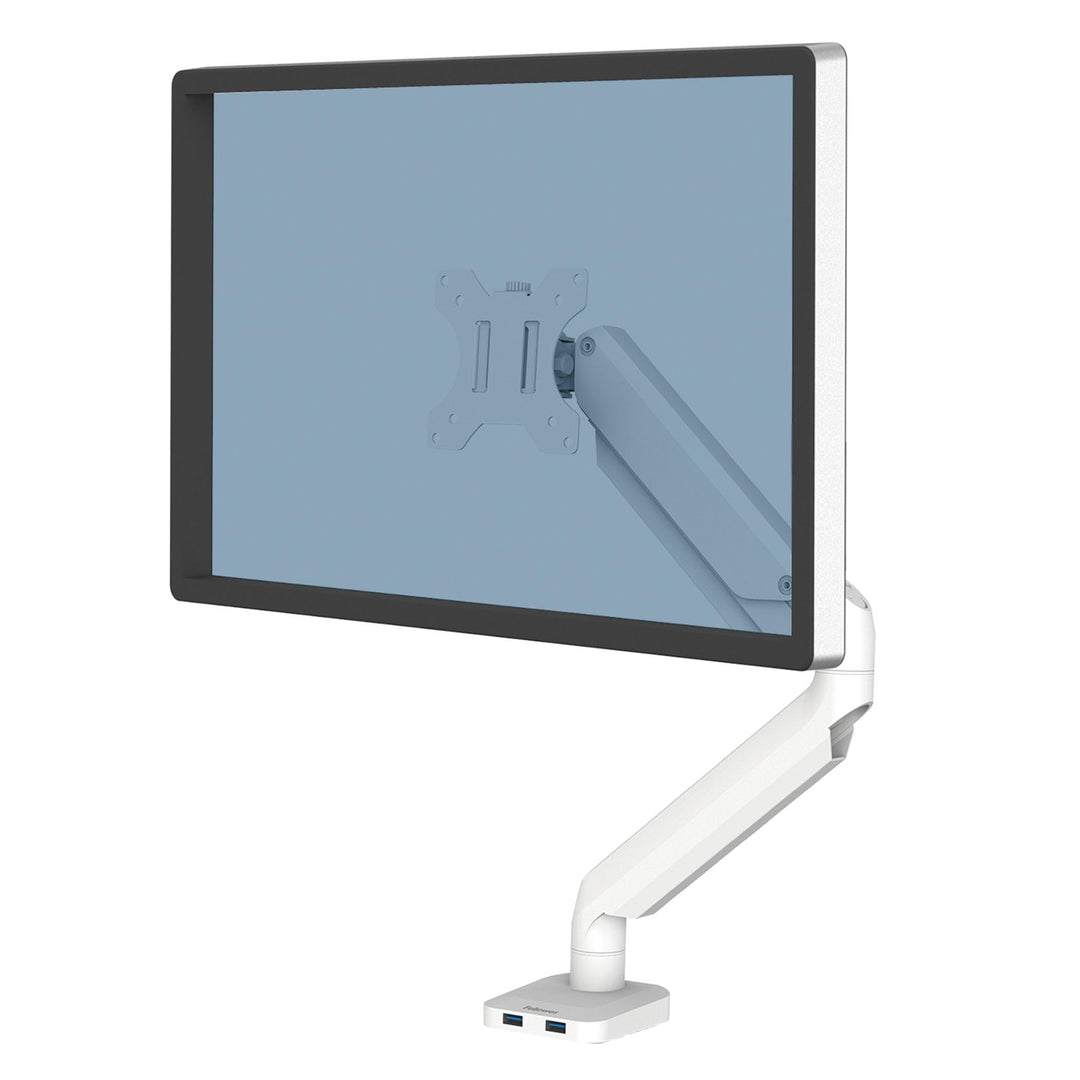 Fellowes Monitor Halterung für 1 Bildschirm bis 32 Zoll (81,28 cm) - Platinum Series Monitor Arm mit