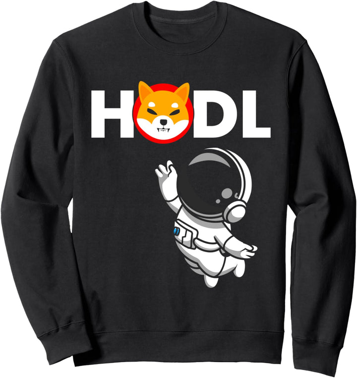 Halten Sie Shiba Inu Crypto Coin Kryptowährung Token Währung Sweatshirt