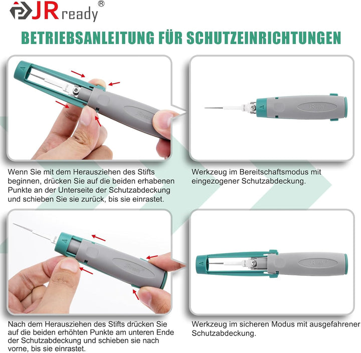 JRready JRconDRK21A10-02 Auspinwerkzeug Kit Neu Entriegelungswerkzeug Mit Schutzhülle Kompatibel Mit