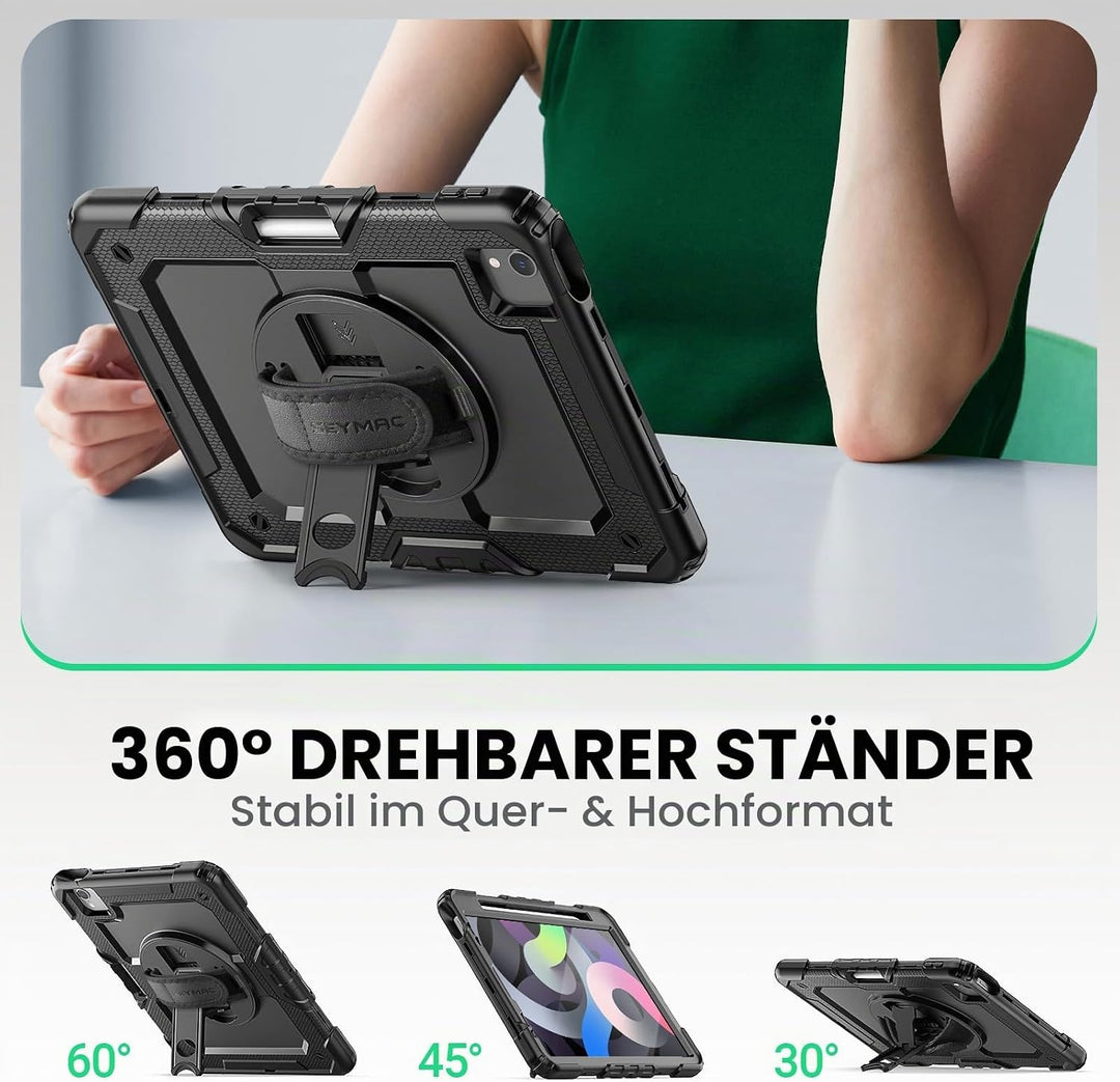SEYMAC Hülle für iPad Air 5. / 4. Generarion 2022/2020 10,9 Zoll, iPad Air 5 Hülle, Stossfeste iPad