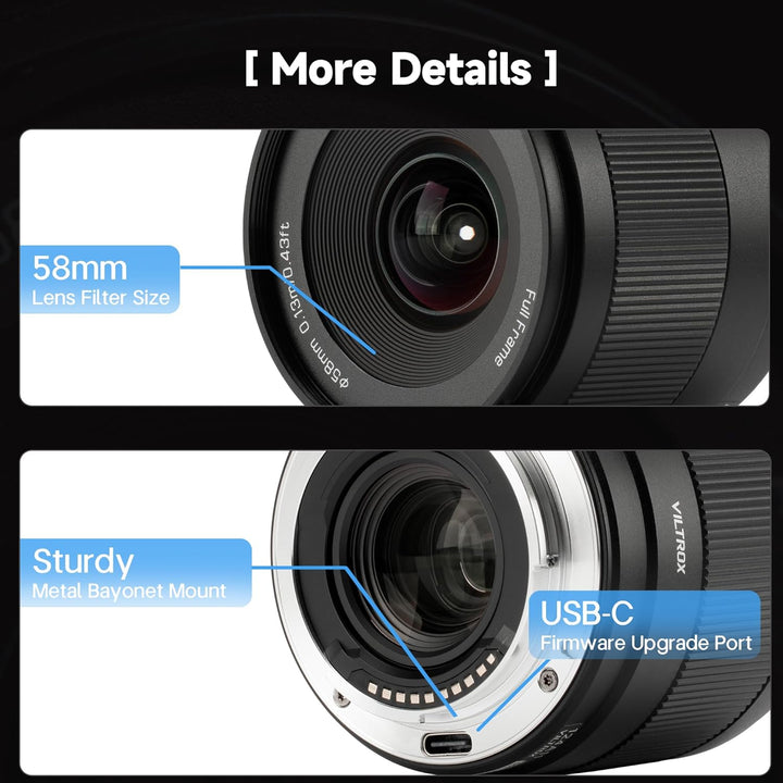 VILTROX AF 14 mm F4.0 Kameraobjektiv Vollformat-Autofokus-Ultraweitwinkel-Festbrennweitenobjektiv (f