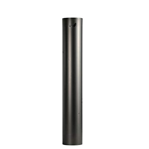 Gebläut Ofenrohr Rauchrohr blau/schwarz 1,0m 120mm Durchmesser Blaublech Längenelement 1,0m Durchmes