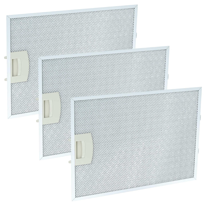 vhbw 3x Filter Metallfettfilter Dauerfilter kompatibel mit Bosch DWT095750/01, DWT099750/01, DWW0614