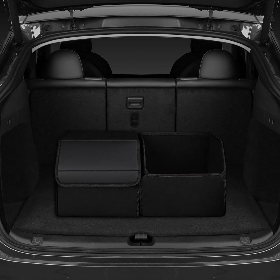 sunshine sky Auto Kofferraum wasserdicht, verschleissfest, faltbare Leder Aufbewahrungsbox, SUV Limo