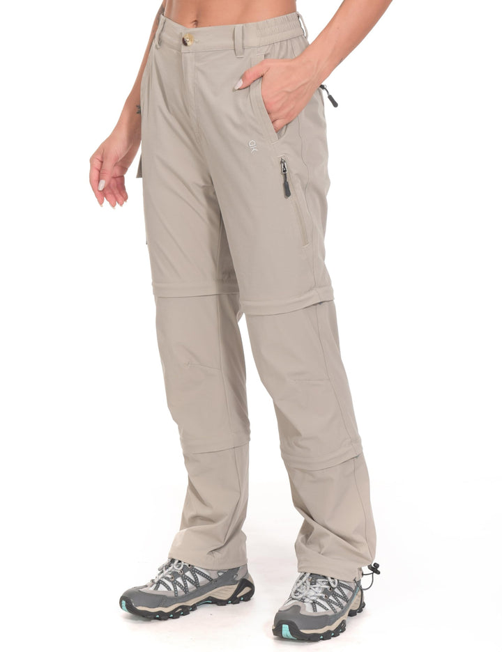Little Donkey Andy Wanderhose Damen Zip Off Stretch Cabrio Softshellhose Schnell Trocknende mit Reis
