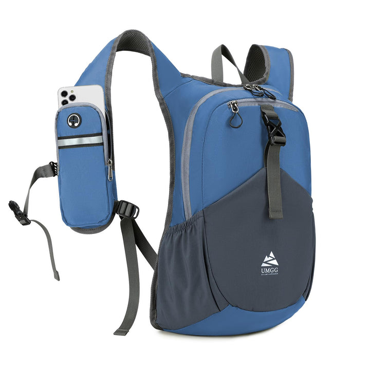 15L Wanderrucksack Kleiner Damen Herren Leichter Faltbarer Daypack Tagesrucksack Trekkingrucksack Du