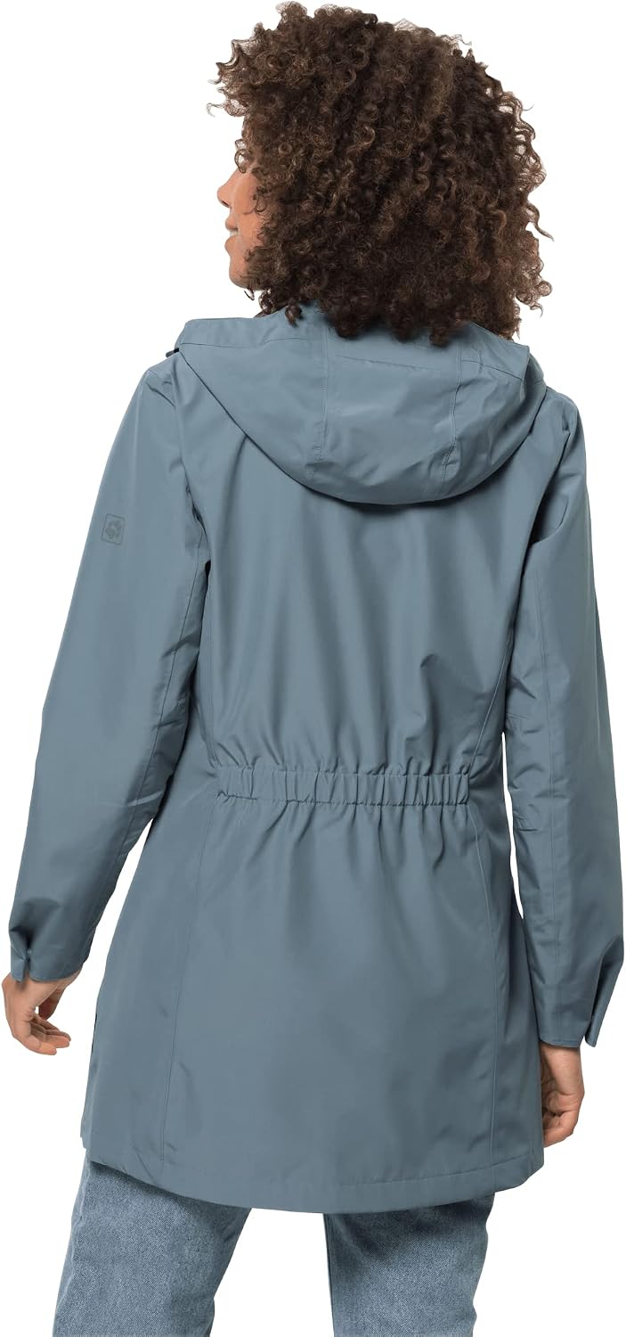 Jack Wolfskin Damen Cape York Paradise Coat W Mantel S teal grey, S teal grey