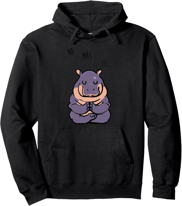 NAMASTE Baby Hippo Pullover Hoodie