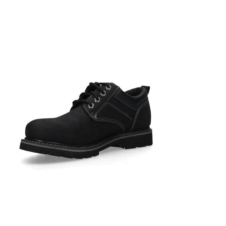 Dockers by Gerli Herren Low-Top Sneaker, Männer Schnürschuhe,wasserabweisend 41 EU Schwarz 100, 41 E