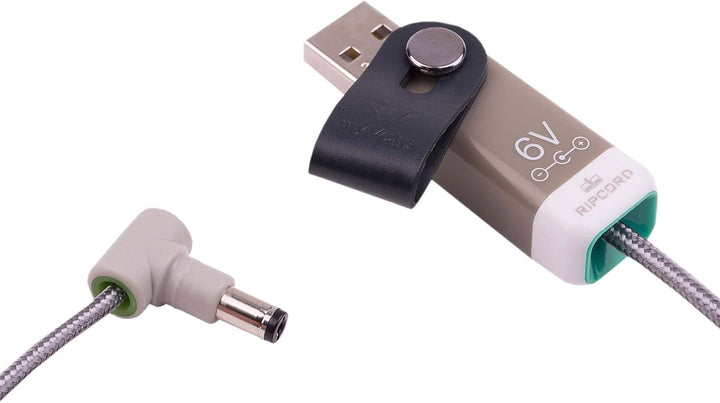 myVolts Ripcord-USB-Ladekabel mit 6V DC Ausgangsstecker kompatibel mit Motorola MBP481AXL Baby Unit