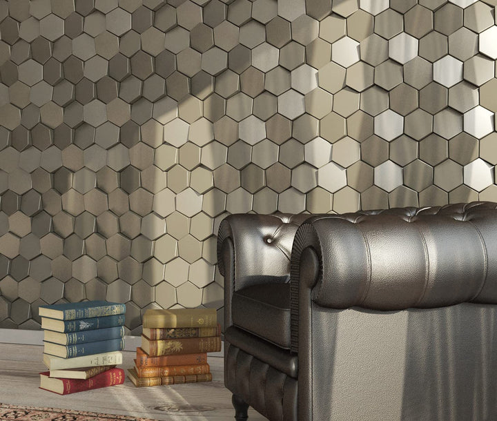 AS Country Stone | Wandverkleidung 3D Wand, 3D Wandpaneele, 3D Wanddeko, 3D Look für Innenbereich, G