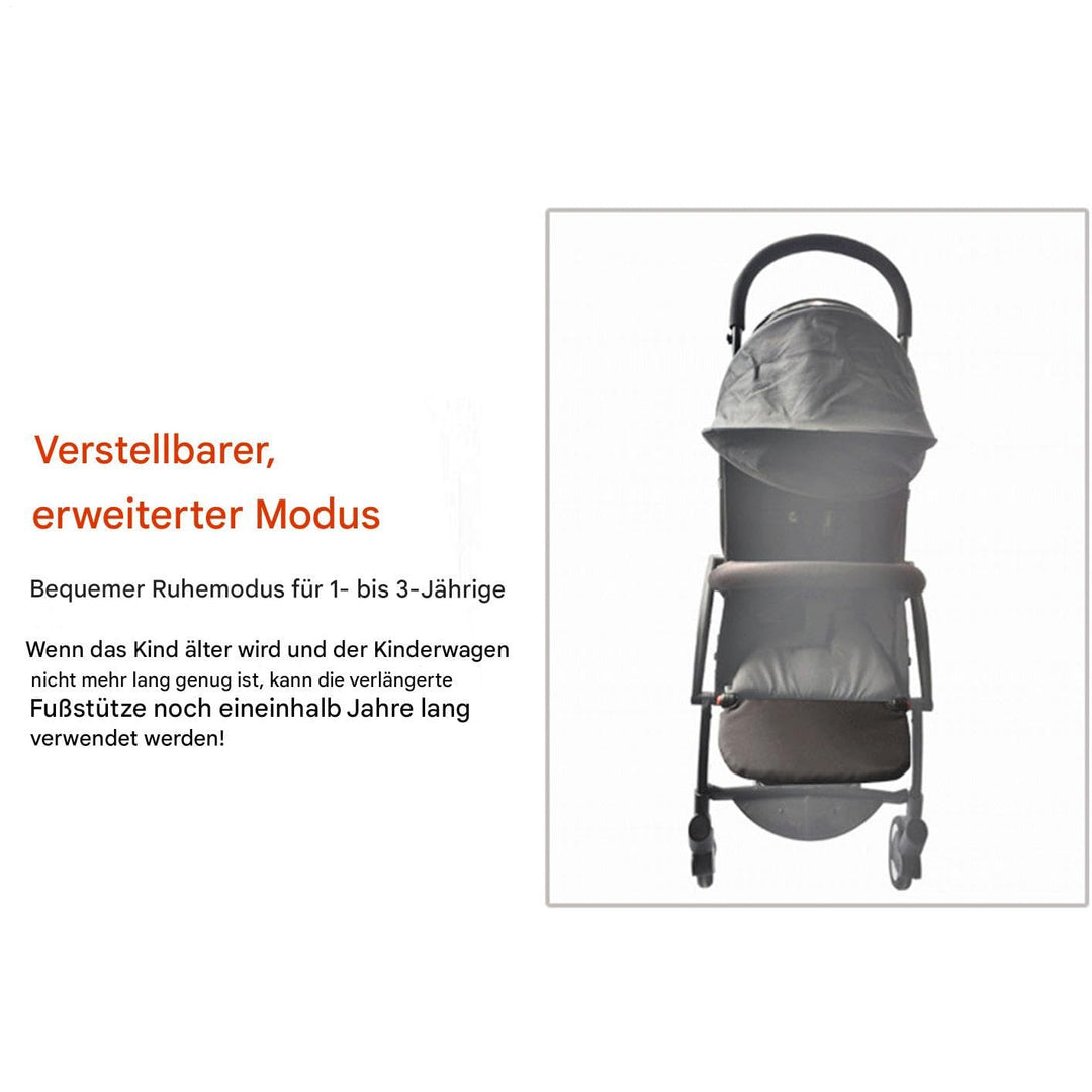 Kinderwagen Fussstützenverlängerung - Verstellbarer Fussauflage Verlängerungsaufsatz - Ergonomische