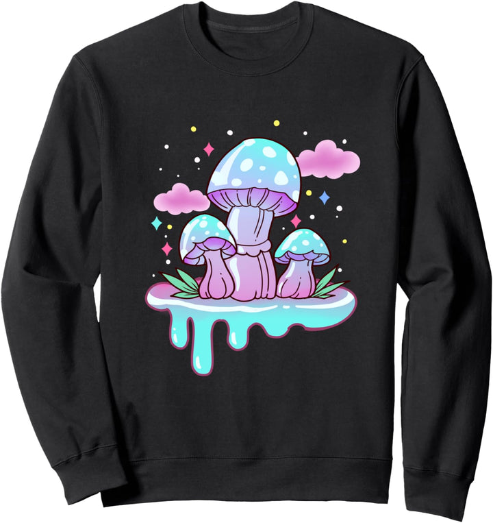 Pastell Goth Kawaii Pilze Sweatshirt