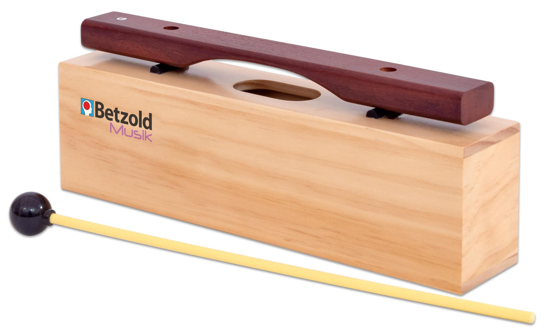 Betzold Musik - Einzelner Alt-Klangbaustein mit Schlägel - Musik-Unterricht Grund-Schule b', b'