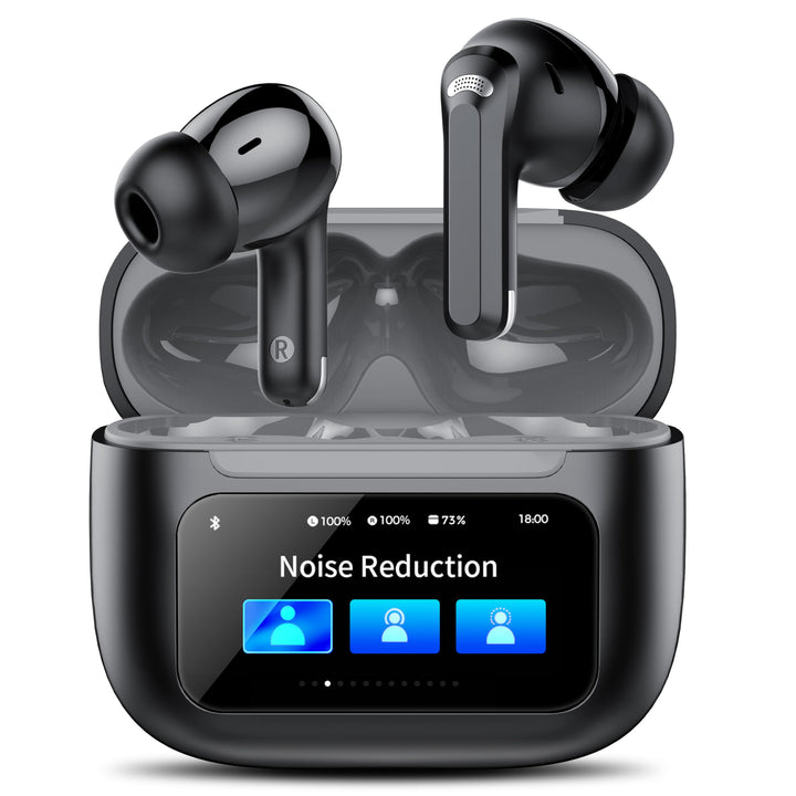 TIMU Bluetooth Kopfhörer mit Touchscreen, 2026 In Ear Kopfhörer Kabellos Bluetooth 5.4 mit ANC+ENC N