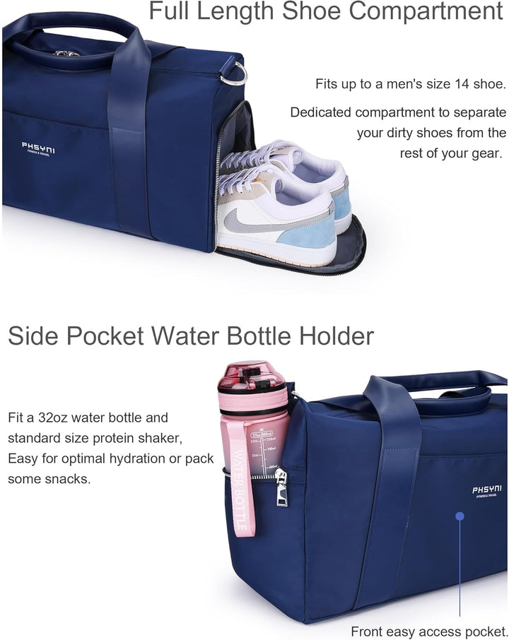 19 Zoll Sporttasche Reisetasche für Damen und Herren,wasserdichte Handgepäcktasche,Trainingstasche f