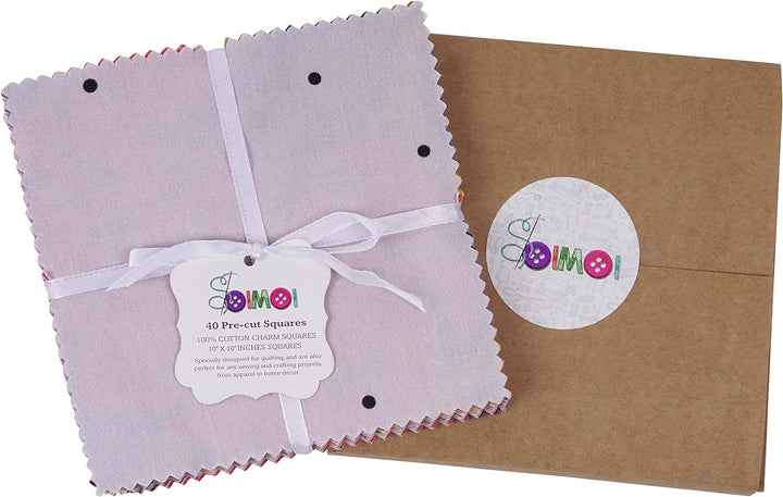 Soimoi Voraus 10 Zoll Druckt Baumwollstoff Bundel Quilting Quadrate Charme Pack Diy Patchwork Nahen