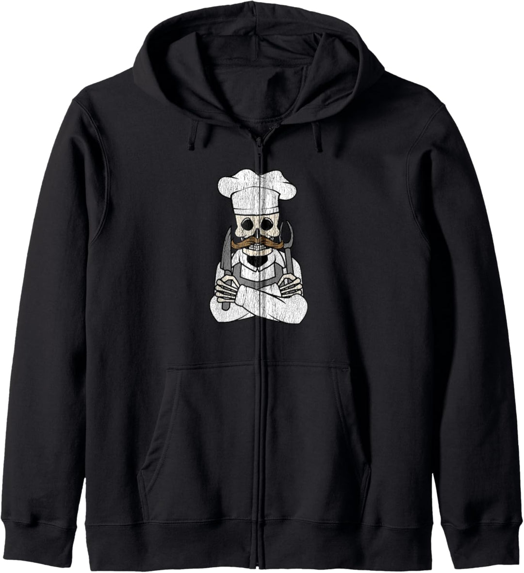Grill Master Chef Skull Grillmaster Grillen Lustiges BBQ Kapuzenjacke
