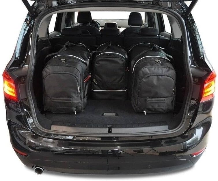 KJUST Kofferraumtaschen 4 stk kompatibel mit BMW 2 GRAN TOURER F46 2015-2021