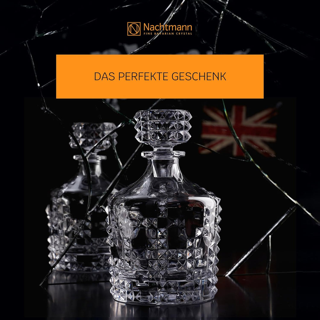 Spiegelau & Nachtmann Karaffe m. Stopfen STK/1 284/70/0,75 l Punk UK/4 K, Glas, klar, 21.7 x 13.3 x