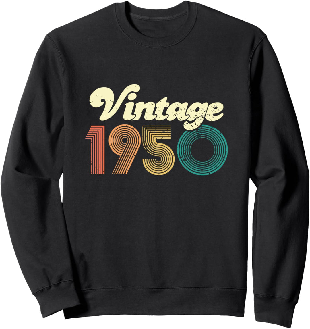 70. Geburtstag Geschenk Männer Frauen - Vintage 1950 Sweatshirt