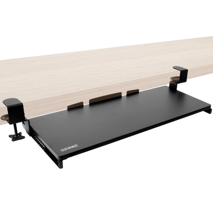 Duronic DKTPX2 Tastaturschubladen und -plattform | Schublade unter dem Schreibtisch für Tastatur und