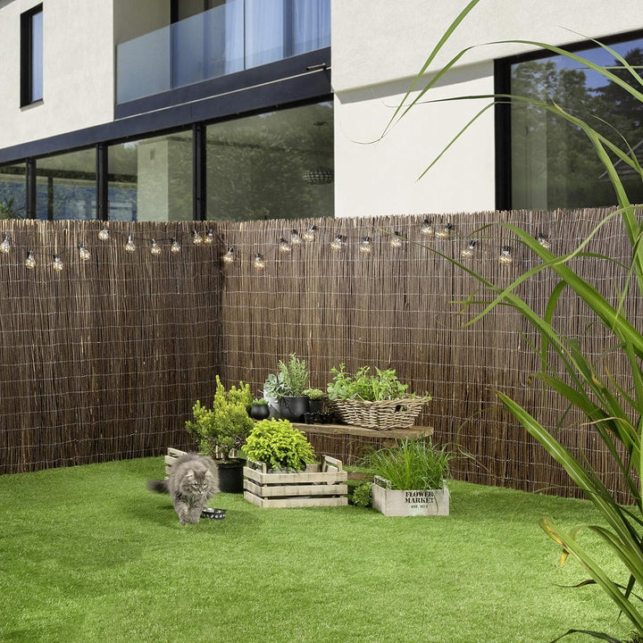 Windhager Sichtschutzmatte Nagoya, Weidenzaunmatte für Garten, Balkon und Terrasse, Sichtschutz-Zaun