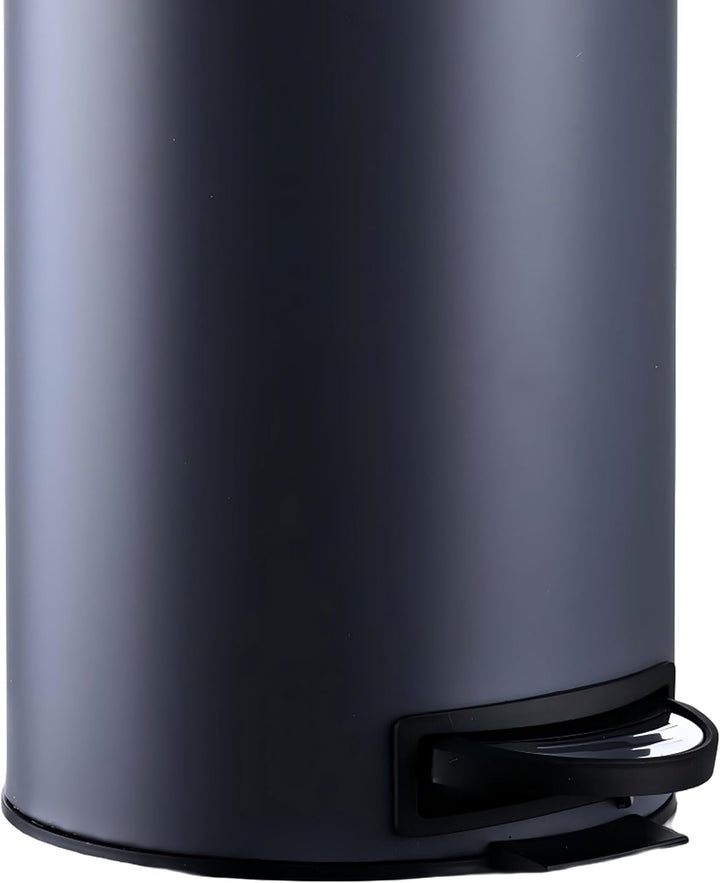 Relaxdays Mülleimer, 12 Liter, entnehmbarer Kunststoff-Inneneimer, mit Fusspedal, Bad, Küche, Tretmü